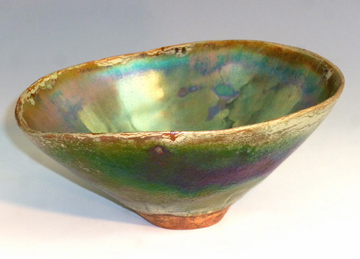 Luster Bowl with Texture