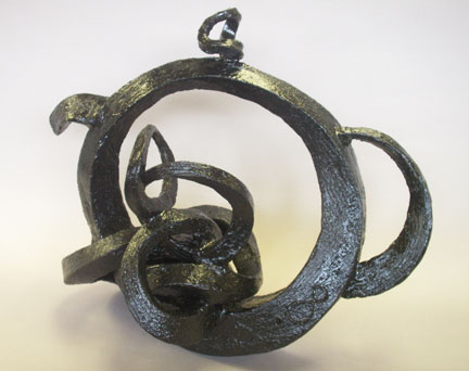 Teapot with Six Infinity Rings - alternate view