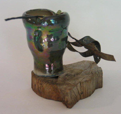 Luster Goblet with Branch 