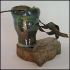 Luster Goblet with Branch