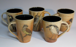 Bird Cups with Color