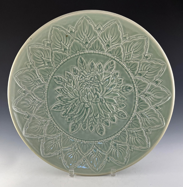 Lauren Hanson - Chrysanthemum Mandala Platter