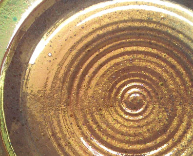 Gold Luster Plate - detail