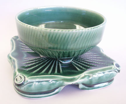 Bowl with Square Plate