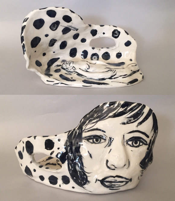 Linda Smith - B & W Face, One Figure