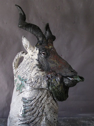 Wild Goat Teapot - Homage to Paul Soldner