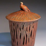 Double-walled Bird Jar