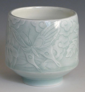 Lauren Hanson -  Butterfly Tea Bowl