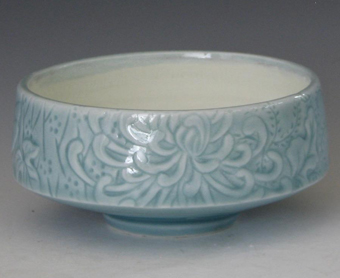 Lauren Hanson - Small Chrysanthemum Peony Bowl