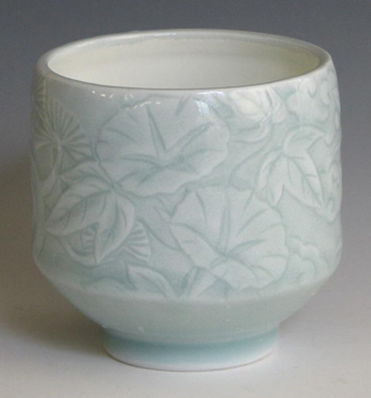 Lauren Hanson - Morning Glories Tea Bowl