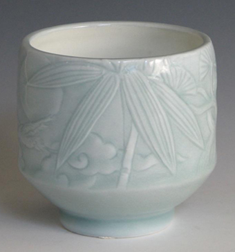 Lauren Hanson - Morning Glories Tea Bowl