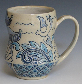 Lauren Hanson - Pagoda - Blue Willow Cup