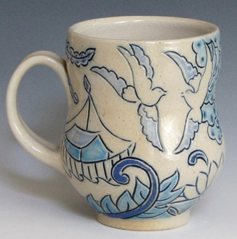 Lauren Hanson - The Boat - Blue Willow Cup