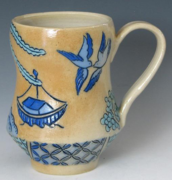 Lauren Hanson - The Boat - Blue Willow Cup