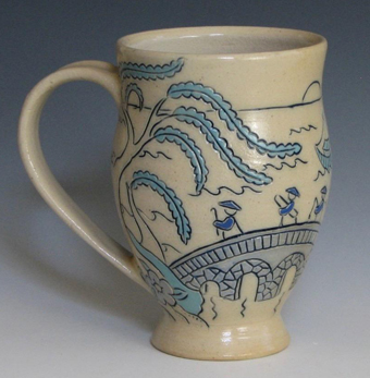 Lauren Hanson - The Bridge - Blue Willow Cup