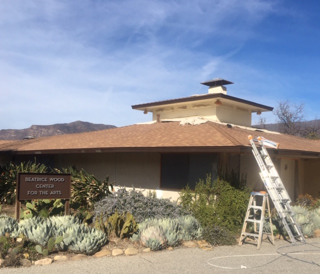 Center getting painted