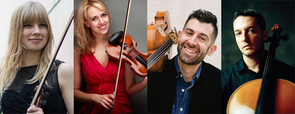 Project:CSQ - Violinist Luanne Homzy, Violinist Kerenza Peacock, Violist Jonah Sirota, Cellist Evgeny Tonkha