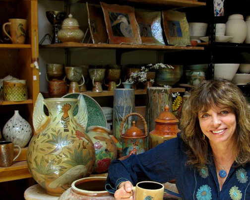 Lauren Hanson in her Studio