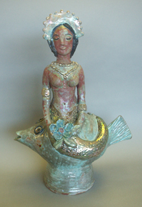 Beatrice Wood Mermaid Teapot