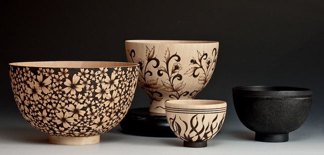 Pyrography Bowls