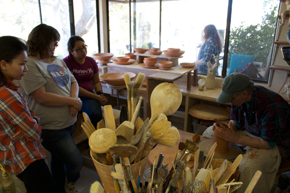 Professor Richard Flores Demonstrates for Interns