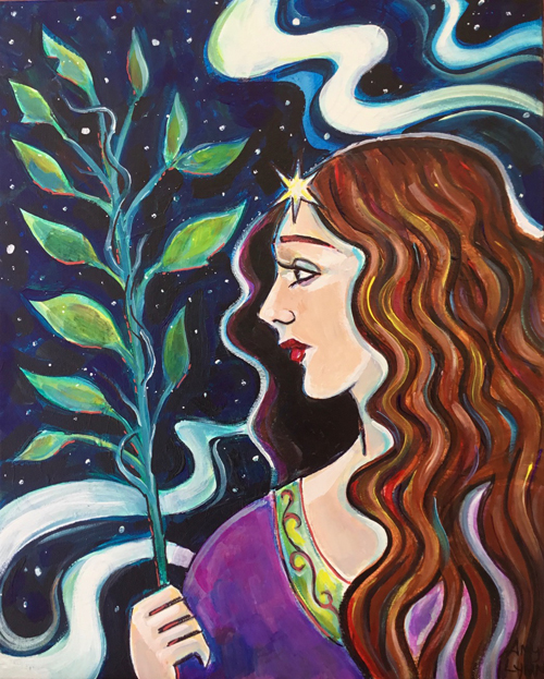 Mystic Painting by Amy Lynn Stevenson