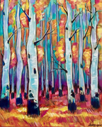 Fall Among the Birches - A Workshop with Amy Lynn Stevenson