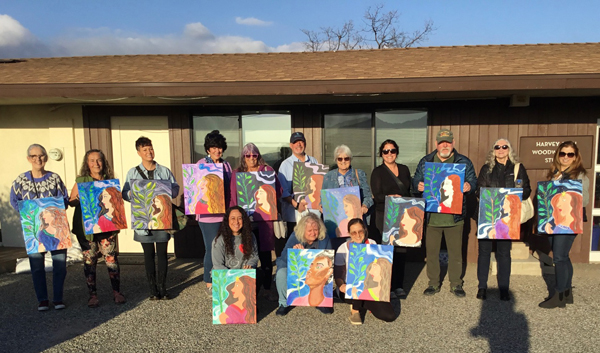 Participants at a previous Amy Lynn Stevenson Workshop